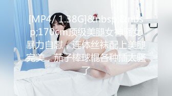 [MP4/ 1.38G]&nbsp;&nbsp;170cm顶级美腿女神骚女暴力自慰，连体丝袜配上美腿完美，茄子棒球棍各种插太骚了