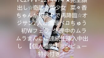 FC2PPV-1274474 ★完全顔出し☆奇跡の美少女♥菜々香ちゃんが初３Ｐで再降臨☆オジサン2人と濃厚ベロちゅう♥初Ｗフェラ♥生理中のムラムラまんこに連続生挿入中出し♥【個人撮影】※レビュー特典付き！