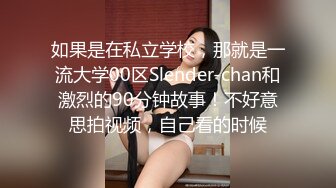 如果是在私立学校，那就是一流大学00区Slender-chan和激烈的90分钟故事！不好意思拍视频，自己看的时候